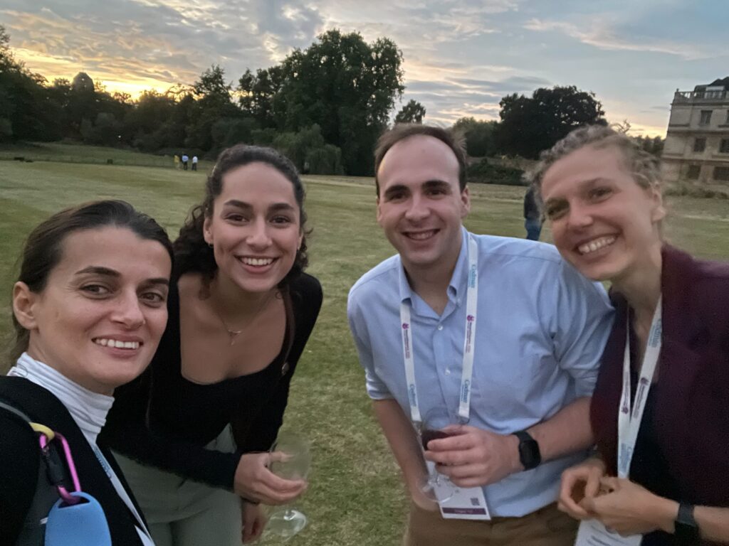 Erta Beqiri, Yorinde Kishna (Maastricht University Medical Center+), Ethan Moyer, and Jeanette Tas at INTS 2024
