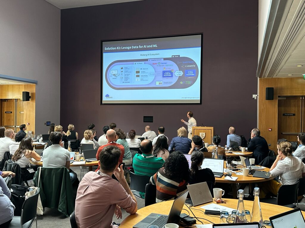 Ethan Moyer presenting at the ICM+ 20th Anniversary Workshop prior to INTS 2024