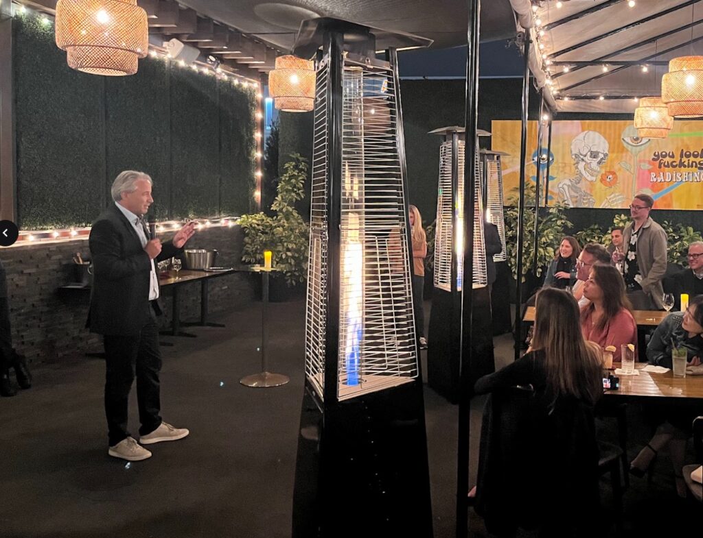 Dr. Raimund Helbok speaking at NCS 2024